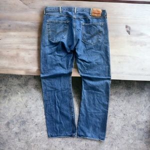 Classic Levi’s 501 38/32 Men’s Straight Leg Original Fit Denim Heans Washed Blue